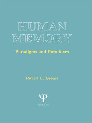 cover image of Human Memory